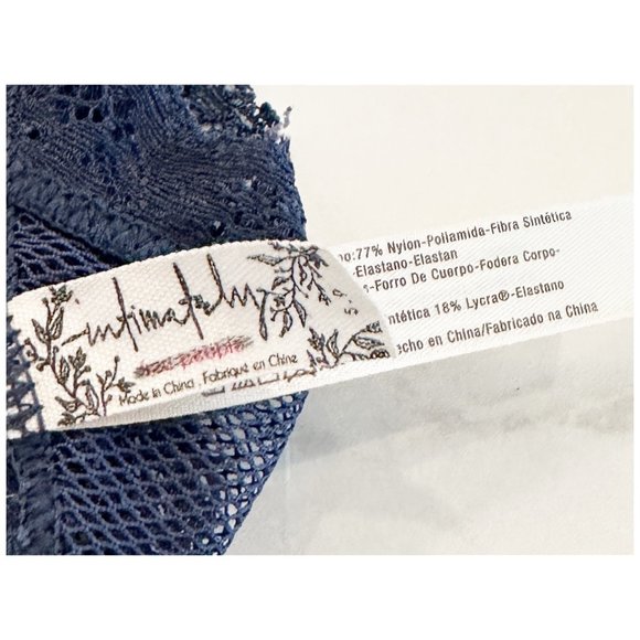 CFP Free People Intimately ‘See Through You’ Navy Blue, Neon Lime, Sz S - Picture 6 of 9